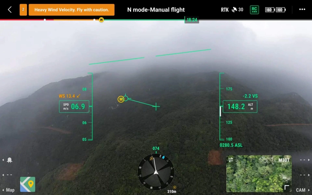 Квадрокоптер DJI Matrice 30T с зарядной станцией BS30