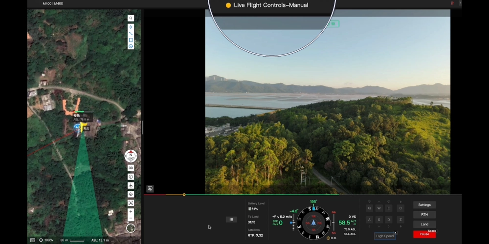 Квадрокоптер DJI Matrice 400 Combo + Сканер лазерный аэросъемочный PrinCe VL3