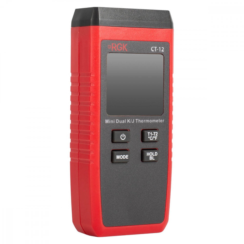 Термометр RGK CT-12 с поверхностными зондами TR-10S с поверкой