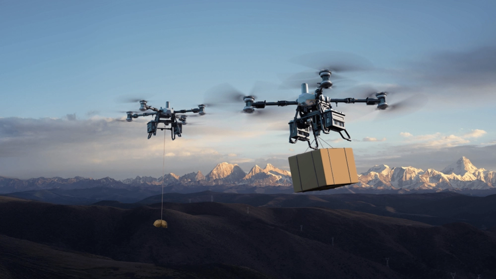 Грузовой дрон DJI FlyCart 100 с системой Air Lift