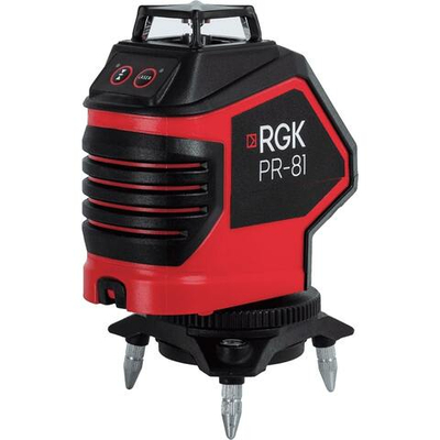 Комплект: лазерный уровень RGK PR-81 + штанга-упор RGK CG-2