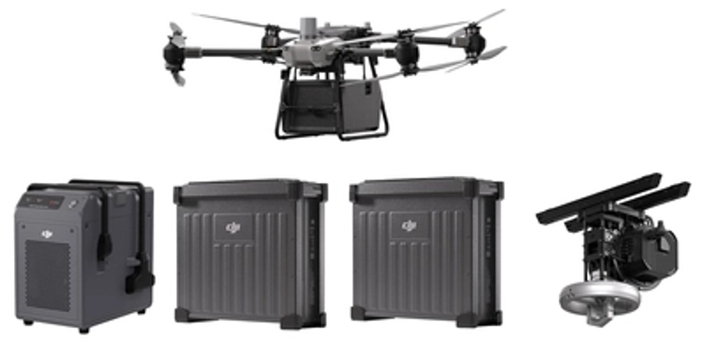 Грузовой дрон DJI FlyCart 30 с лебёдкой и зарядной станцией