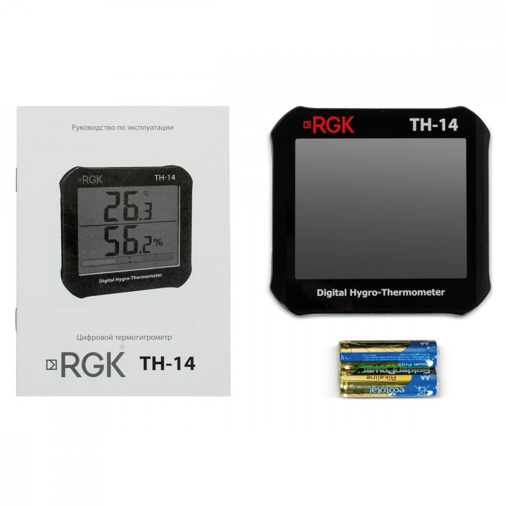 Термогигрометр RGK TH-14 с поверкой