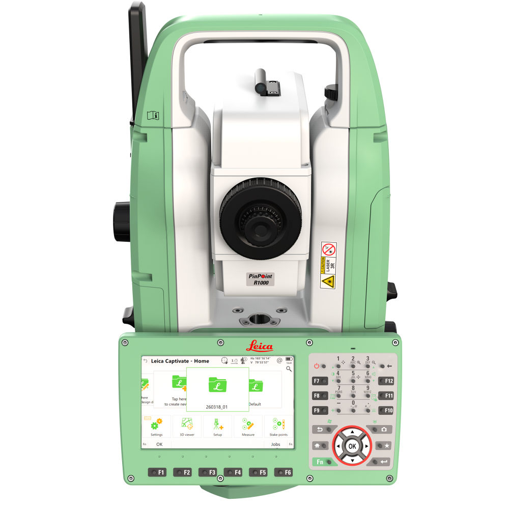 Тахеометр Leica TS10 R1000 (2"; EGL)
