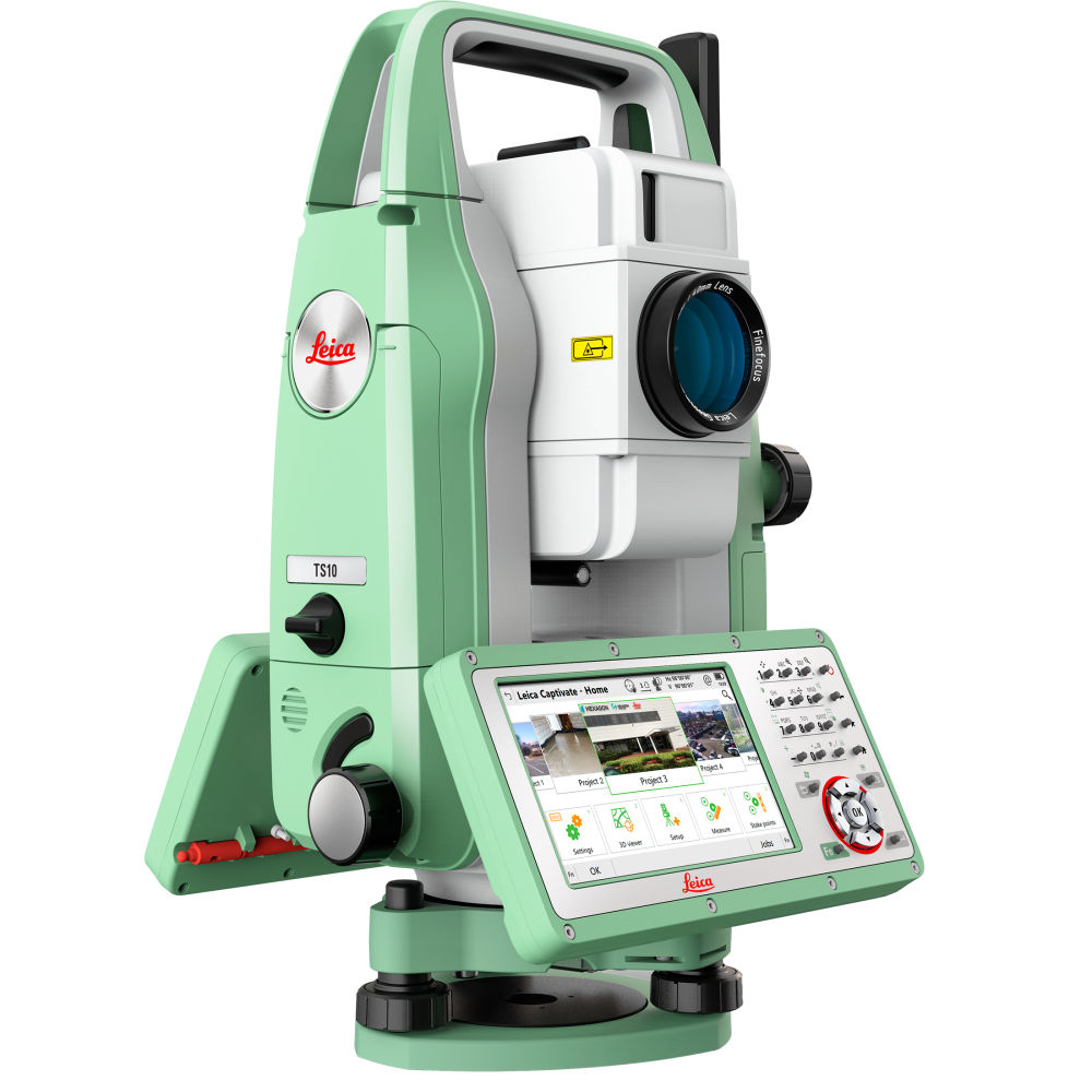 Тахеометр Leica TS10 R1000 (2"; EGL)